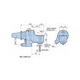 Offset Design Provides Optimum Tool Projection With Each Adapter Angle Head AG90 Series - Big-tools Industrial Supply Tools for Metal Cutting